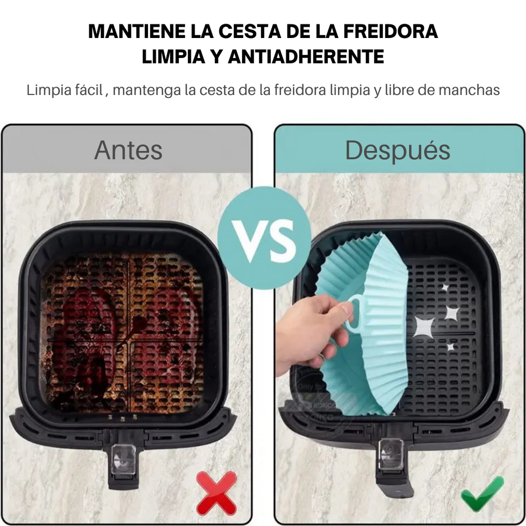 Molde Protector de Silicona para Air Fryer | Envío Gratis