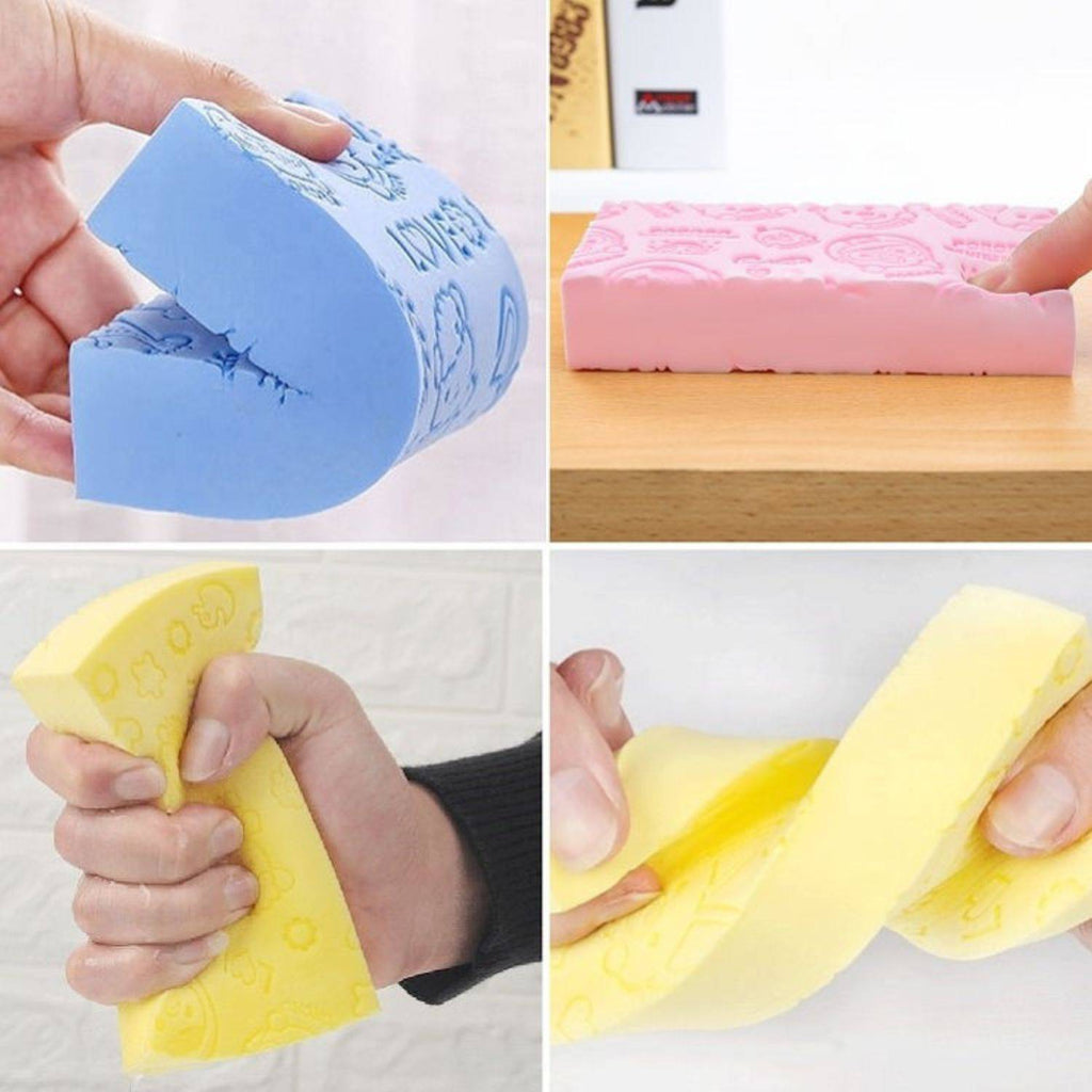 ESPONJA EXFOLIANTE SACA MUGRE - PACK DE 4 x S/.59 🧽